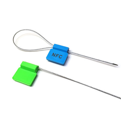 US-RF181B Código QR Selo de Segurança RFID Container Lock com fio de aço inoxidável