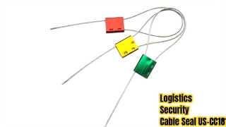 Bloqueio de cabo com selo de segurança US-CC181