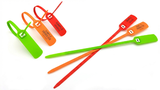 Etiquetas de vedação de plástico personalizadas com alta resistência à tração