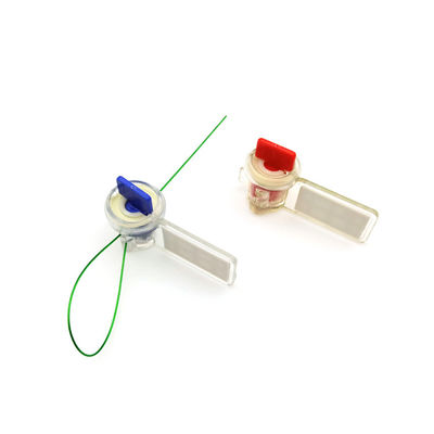 US-TMS01A Medidor de selo de segurança transparente descartável Elétrico com laser de impressão de fio