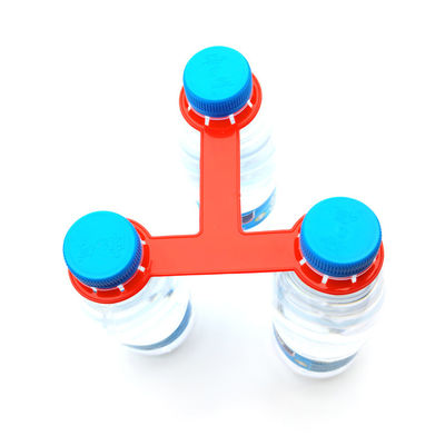Vermelho 28 mm Plástico 3 Pacotes Botella Neck Holder Handle Carrier Peso médio 4,67 g / pc