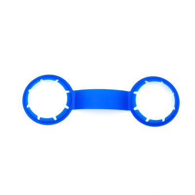 HDPE 2 Pacotes de garrafa de plástico pescoço portador de alça portador de plástico 38mm para garrafa durável