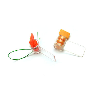 Área de marcação Código de barras 22,5*13 mm Marca de selo do medidor de torção de plástico para medidor elétrico