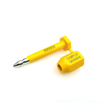 Segredo de parafuso de barreira de aço revestido de ABS anti-spin para operação manual e descartável