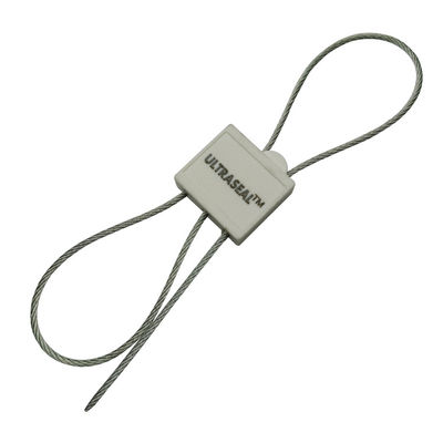 Segurança com fechadura dupla Selo de cabo de plástico Aço galvanizado para resistência à tração de 2,29 KN