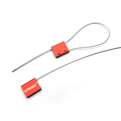 Área de marcação 26*22mm US-CC181 Contêiner de transporte numerado Cabo de aço Alumínio Segurança Cargo Seals Lock