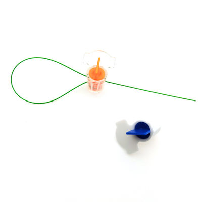 Área de marcação 18,5*8,0 mm Mini Twist Tight Tamper Proof Security Plastic Taxi Meter Seal