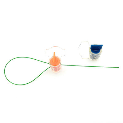 Área de marcação 18,5*8,0 mm Mini Twist Tight Tamper Proof Security Plastic Taxi Meter Seal