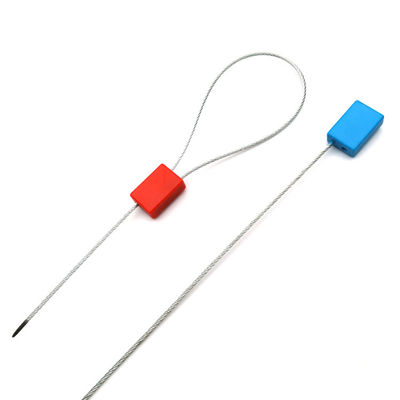 Selo de cabo de plástico de arame de aço galvanizado para numeração de série e materiais personalizados