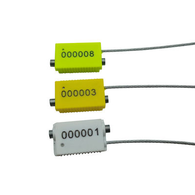 31.28*16.34*7.18 mm ABS revestido com fio de aço Numerado Tubos de Metal de Segurança de Caminhão Selo de Cabo