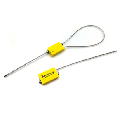 31.28*16.34*7.18 mm ABS revestido com fio de aço Numerado Tubos de Metal de Segurança de Caminhão Selo de Cabo