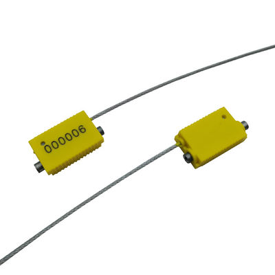 31.28*16.34*7.18 mm ABS revestido com fio de aço Numerado Tubos de Metal de Segurança de Caminhão Selo de Cabo