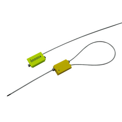 31.28*16.34*7.18 mm ABS revestido com fio de aço Numerado Tubos de Metal de Segurança de Caminhão Selo de Cabo