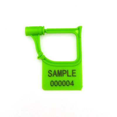 Negro US-PSP01 Mini Plastic Hang Tag Indicativo Selo de segurança de cadeado com impressão a laser