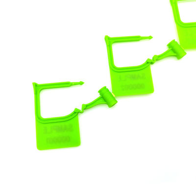 Negro US-PSP01 Mini Plastic Hang Tag Indicativo Selo de segurança de cadeado com impressão a laser