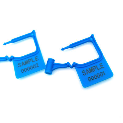 Negro US-PSP01 Mini Plastic Hang Tag Indicativo Selo de segurança de cadeado com impressão a laser