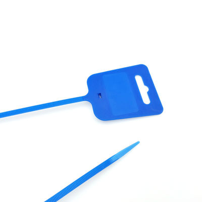 250mm Pull Tight Nylon Zip Tie Plástico Hang Tag Tools Label Holder com material PA6