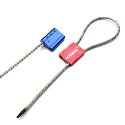 ISO 17712 Selo de recipiente à prova de adulteração Selo de cabo de caminhão com 300 mm de comprimento de cabo exposto padrão