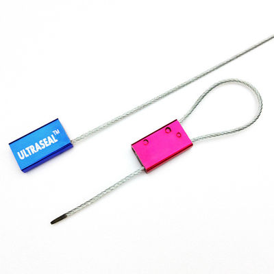 Mecanismo de bloqueio apertado de puxa Mini cabo Selo de segurança para o cabo de arame de recipiente 1,8 mm