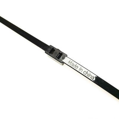 12*690 mm Auto-bloqueio Pull Tight Polícia de Segurança Duplo Flexo plástico algemas de nylon