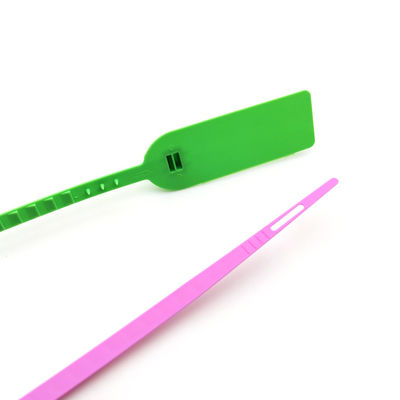 334 N 34.1 KG Resistência à tração Selo de segurança de plástico para laser/impressão a quente em recipientes