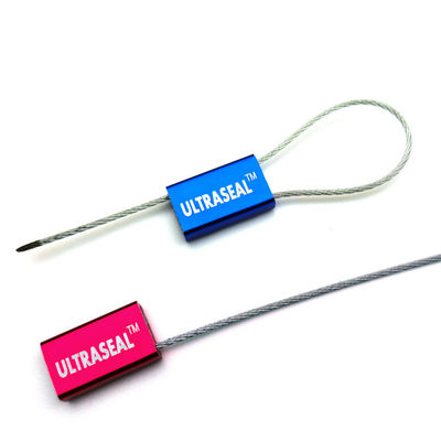 1.5mm Diâmetro de fio Mini Pull Tight Cable Seal para logística 24*14.6*6 mm Força de tração 1,96 KN 200 KG
