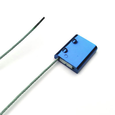 Liga de alumínio 1,5 mm porta de porta de contêiner de caminhão selo de segurança cabo com impressão a laser