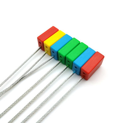 US-CC181C Caminhão de contêineres Etiqueta de segurança Tamper Selo de plástico Laranja Diâmetro de cabo 1,8 mm