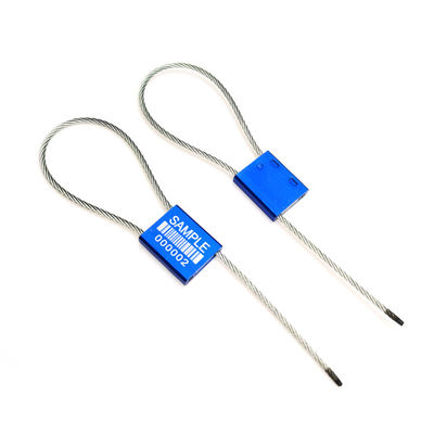Versátil Logística Liga de Alumínio Pull Tight Seal Cable com área marcável 26 * 22mm