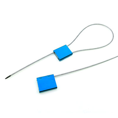2.0mm Diâmetro Laser Impresso Alumínio Cable de Segurança Container selo de fio para personalizado