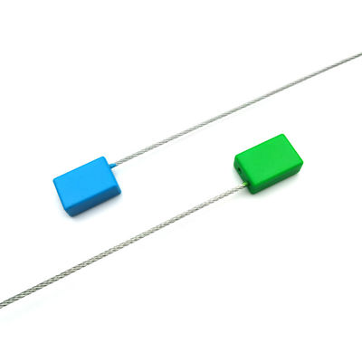 Fios de aço galvanizados com revestimento ABS, tiragem apertada, vedação de cabos de plástico metálico para caminhões