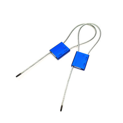 Azul US-CC251 Alumínio Container de vedação à prova de adulteração de segurança de metal Tire vedações apertadas 26*22*6 mm