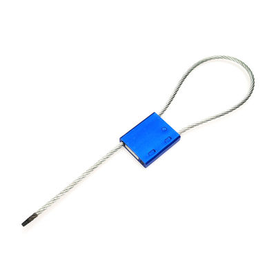 Azul US-CC251 Alumínio Container de vedação à prova de adulteração de segurança de metal Tire vedações apertadas 26*22*6 mm