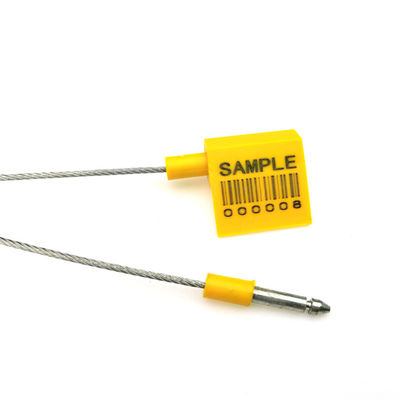 250*27,5*12,4 mm Impressão a laser US-CC182B Segurança de contêineres de caminhão Selos de cabos de logística auto-bloqueáveis
