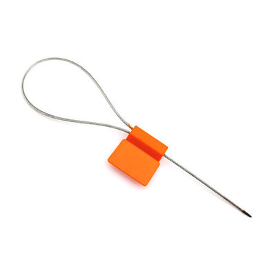 Proteger os cabos com ABS revestido de aço Wire Tag cabo Segurança fechamento selos 1.8mm