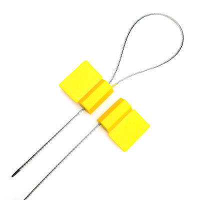 Proteger os cabos com ABS revestido de aço Wire Tag cabo Segurança fechamento selos 1.8mm