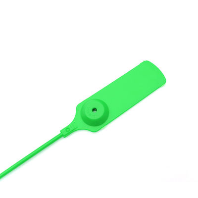 Área de marcação L 38*W 20 mm 200 mm Código de barras Logotipo Numerado Sacos de plástico Selo de segurança para banco