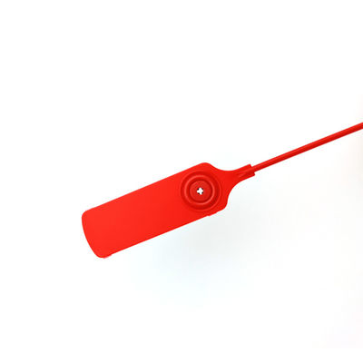 Área de marcação L 38*W 20 mm 200 mm Código de barras Logotipo Numerado Sacos de plástico Selo de segurança para banco