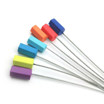 ABS Eco-Friendly Disposable Pull Tight 1.8mm Hexagonal Security Wire Selo de cabo de plástico