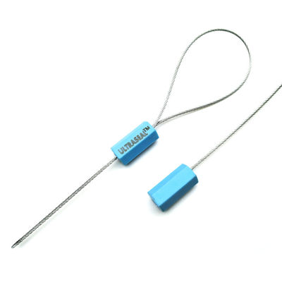 ABS Eco-Friendly Disposable Pull Tight 1.8mm Hexagonal Security Wire Selo de cabo de plástico