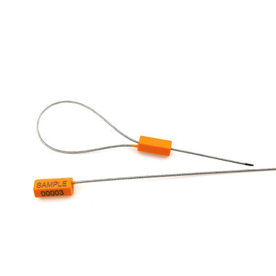 ABS Eco-Friendly Disposable Pull Tight 1.8mm Hexagonal Security Wire Selo de cabo de plástico