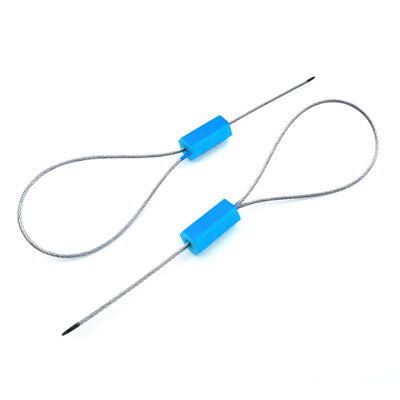 ABS Eco-Friendly Disposable Pull Tight 1.8mm Hexagonal Security Wire Selo de cabo de plástico