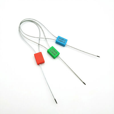 US-CC181C Caminhão de contêineres Etiqueta de segurança Tamper Selo de plástico Laranja Diâmetro de cabo 1,8 mm