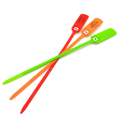 US-PS400FT Selo de segurança de plástico ajustável descartável, numerado para segurança