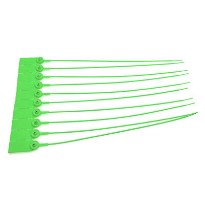 211 N Forças de tração Selo de segurança de plástico à prova de adulteração para transporte de carga