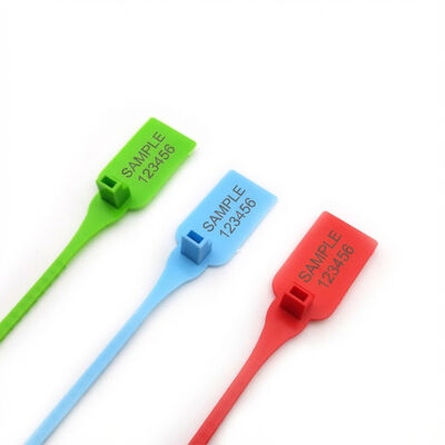 Embalagem de recipiente Selo de plástico descartável Pull Tight com peso médio 3,77 g/pc