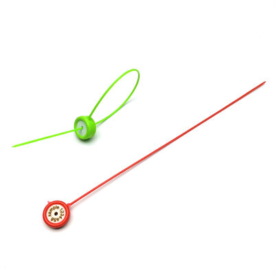 Segurança do cabo de arame plástico Selo do medidor com impressão a laser e 1/2 R 4.2 mm Área de marcação