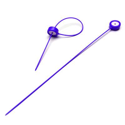 Segurança do cabo de arame plástico Selo do medidor com impressão a laser e 1/2 R 4.2 mm Área de marcação