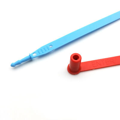 200 mm Anel de plástico laranja de comprimento fixo Container de segurança de uma vez