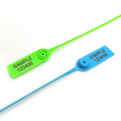 US-PS200C / US-PS350C Série 450mm Pull Tight Lock Impressão a laser Selo de segurança de camião de plástico